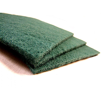 3M RB6B Scouring Pad 150mm x 225mm (Pack of 10) (green)